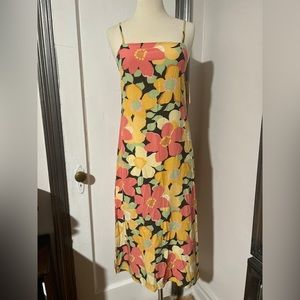 NWT billabong bright and bold floral maxi sundress size XS